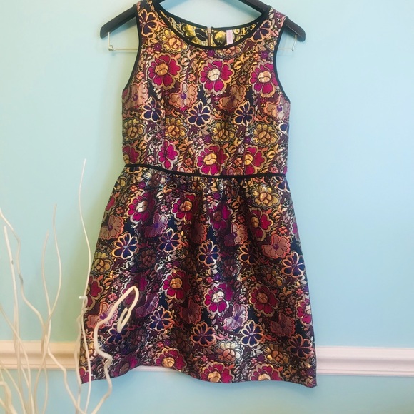 Xhilaration Dresses & Skirts - Xhiliration Metallic Colored A-line Dress, Medium